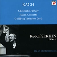 Johann Sebastian Bach Italian Concerto, Chromatic Fantasy Rudolf Serkin артикул 12704a.